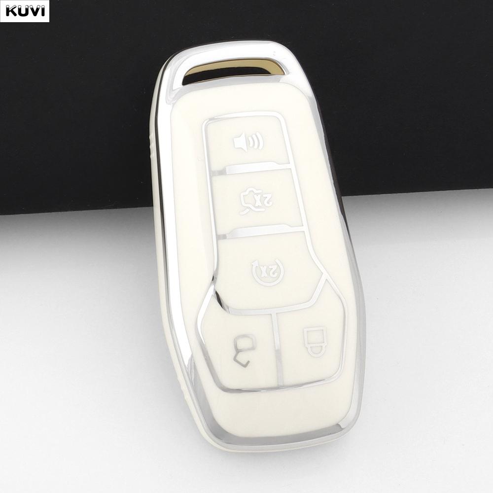 5 Button Smart Tpu Car Key Case Cover Shell Fob Holder For Ford Fusion Mondeo Mustang F 150 Explorer Edge