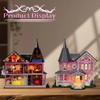 Colección de Ladrillos de Construcción de Coraline Ideas de Apartamentos Modelo Palacio Rosa Arquitectura de Película Juguete diseñado para Niños y Niñas Regalo de Navidad 1349 Piezas