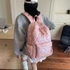 Simple Design Quilted Backpack Casual Daily Backpack for Women Lightweight Classic Style Ideal for School Travel Commute and Fashion Outfits