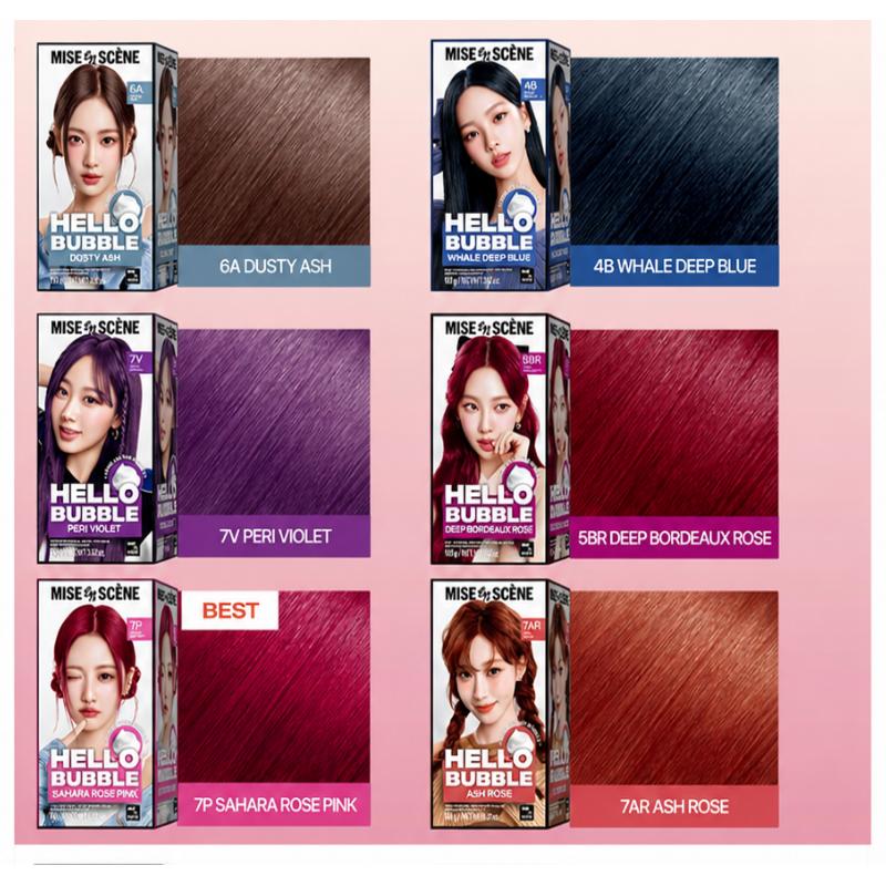 [aespa Pick] Mise En Scène New Hello Bubble Hair Color Kit
