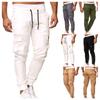 Herren-Jogginghose, lässig, elastisch, Jogging, Sport, solide Baggy-Taschenhose