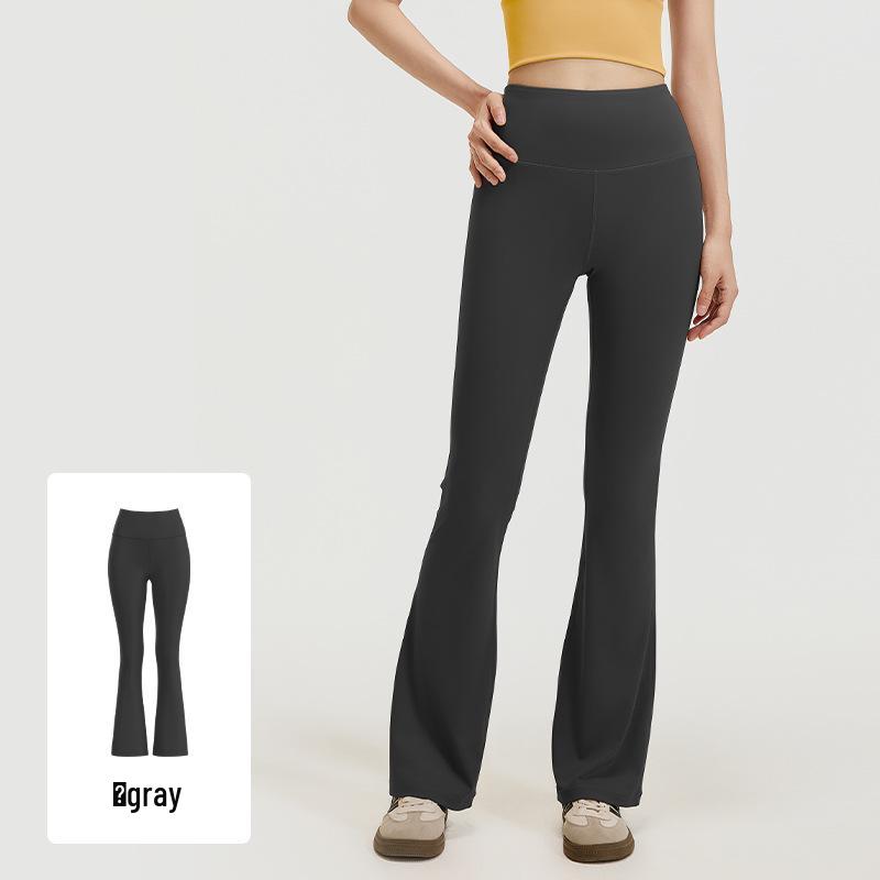 Dames Hoge Taille Flare Yogabroek - Heup Liftend, Nude Gevoel, Wijde Pijp voor Pilates en Fitness