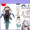 Genshin Impact Shenhe Cosplay Kostüm Set Hohe Qualität Volle Größe Damen Bodysuit Für Rollenspiel Spaß