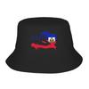 Stylish Usa Haiti Flag Bucket Hat Girl Lightweight Outdoor  Fishing Hat Spring Headwear