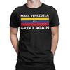 Men T-Shirt Make Venezuela Great Again Vintage Cotton Tee Shirt Short Sleeve  T Shirt Crewneck Clothes Summer