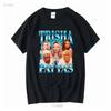 Retro Trisha Paytas Shirt sweaT T Homage Trish Vintage Washed Unisex Stylish Soft Breathable Fashion Homme
