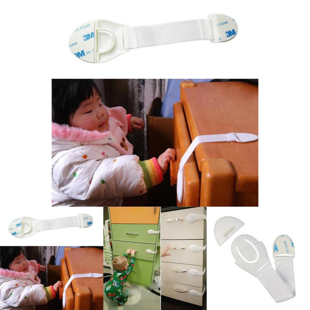 Versatile 10x Baby Safety Locks For Cupboards Drawers And Fridges With Timeless Design