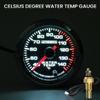 Universal 2" 52mm Water Temperature Temp Gauge Mechanical Meter W/ 1/8" NPT Sensor 7 Colors LED Backlight For Car Marine Boat