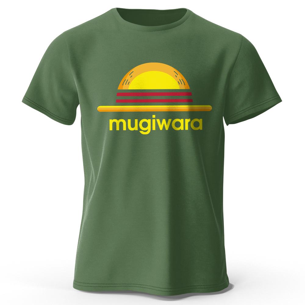Men's Mugiwara Printed T-Shirt 100% Cotton Oversized Classic Vintage Graphic Tees for Men Women Summer Tops