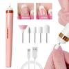 Nail Polishing Machine Electric Nail Grinder With Light Portable Mini Electric Manicure Art Pen Tools With Bag For Gel Removing
