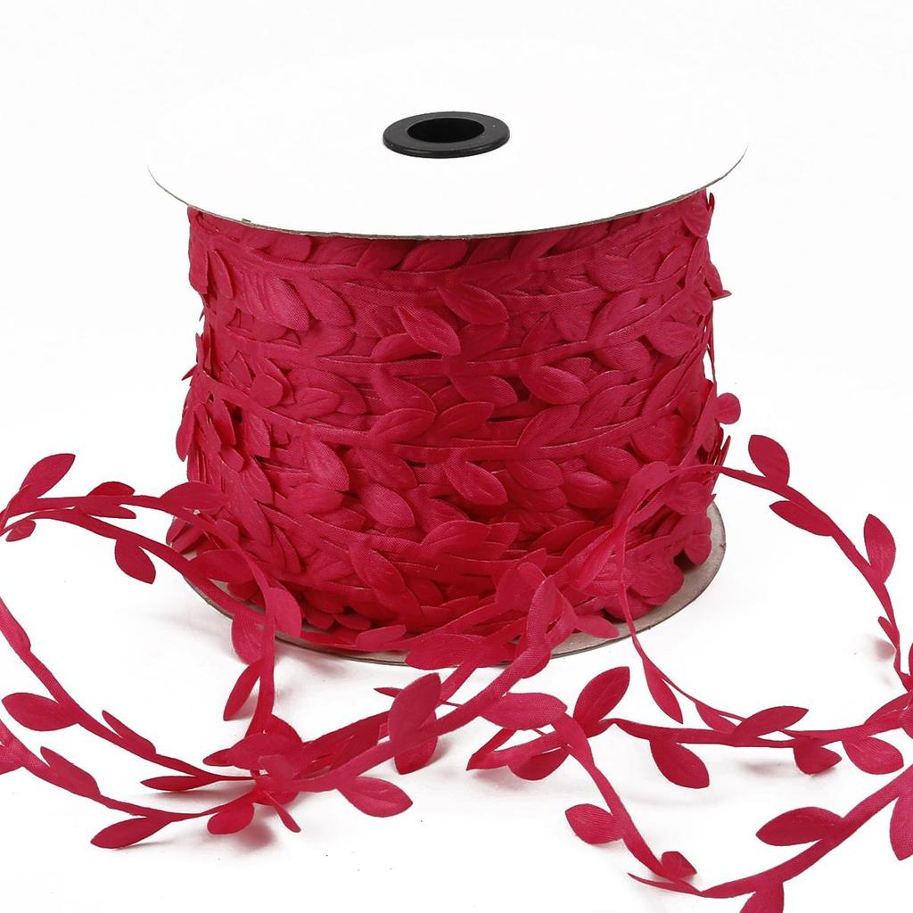 Colorful Polyester Fabric Leaves Lace Ornaments Handmade DIY Decorative Layout Home Accessories