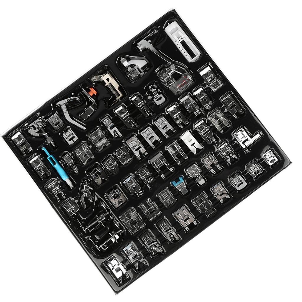 62PCS Household Multifunctional Sewing Machine Parts Press Foot Sew Machine Accessories Kit Set
