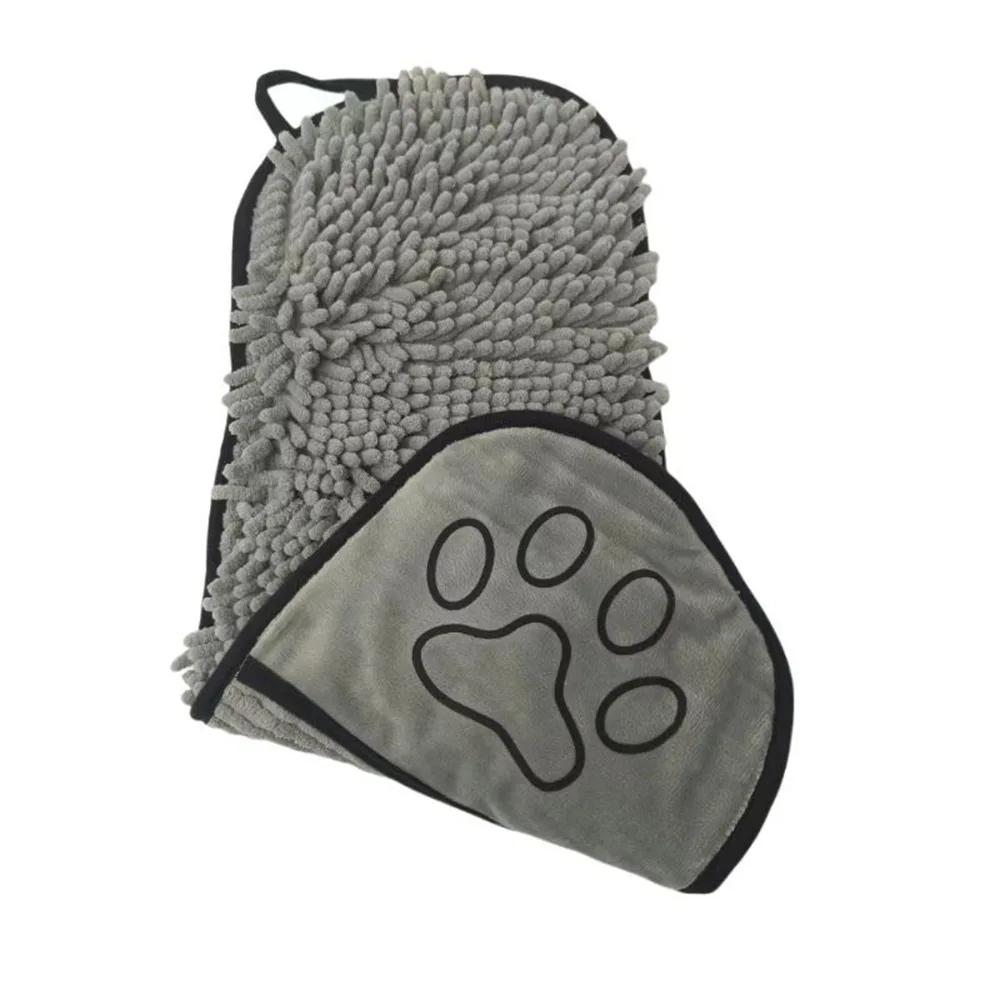 Super Absorbent Microfiber Pet Bath Towel Quick Drying Soft Bath Robe Lint Free Washcloth For Small Medium Dogs Cats Pet Grooming Cleaning Accessories