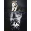 Diamant Peinture Ensemble Animal Réflexion 5D BRICOLAGE Diamant Broderie Vente Chat Chien Strass Mosaïque Point De Croix Decortion