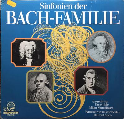 LP Schallplatte JOHANN SEBASTIAN BACH, WILHELM FRIE - Sinfonien der Bach-Familie 25418XDK Supraphon Deutschland Klassisch Gebraucht