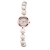 Schattig Parel Armbandhorloge voor Dames: Verstelbare Lengte, Stijlvol, Waterdicht Kwarts Horloge, Mode Horloge - Perfect Cadeau voor Verjaardagen, Jubilea,