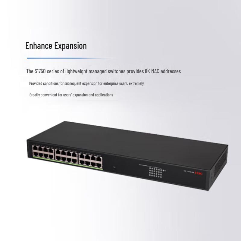 H3C S1750-24G 24-Port Gigabit Web-Managed Enterprise Switch