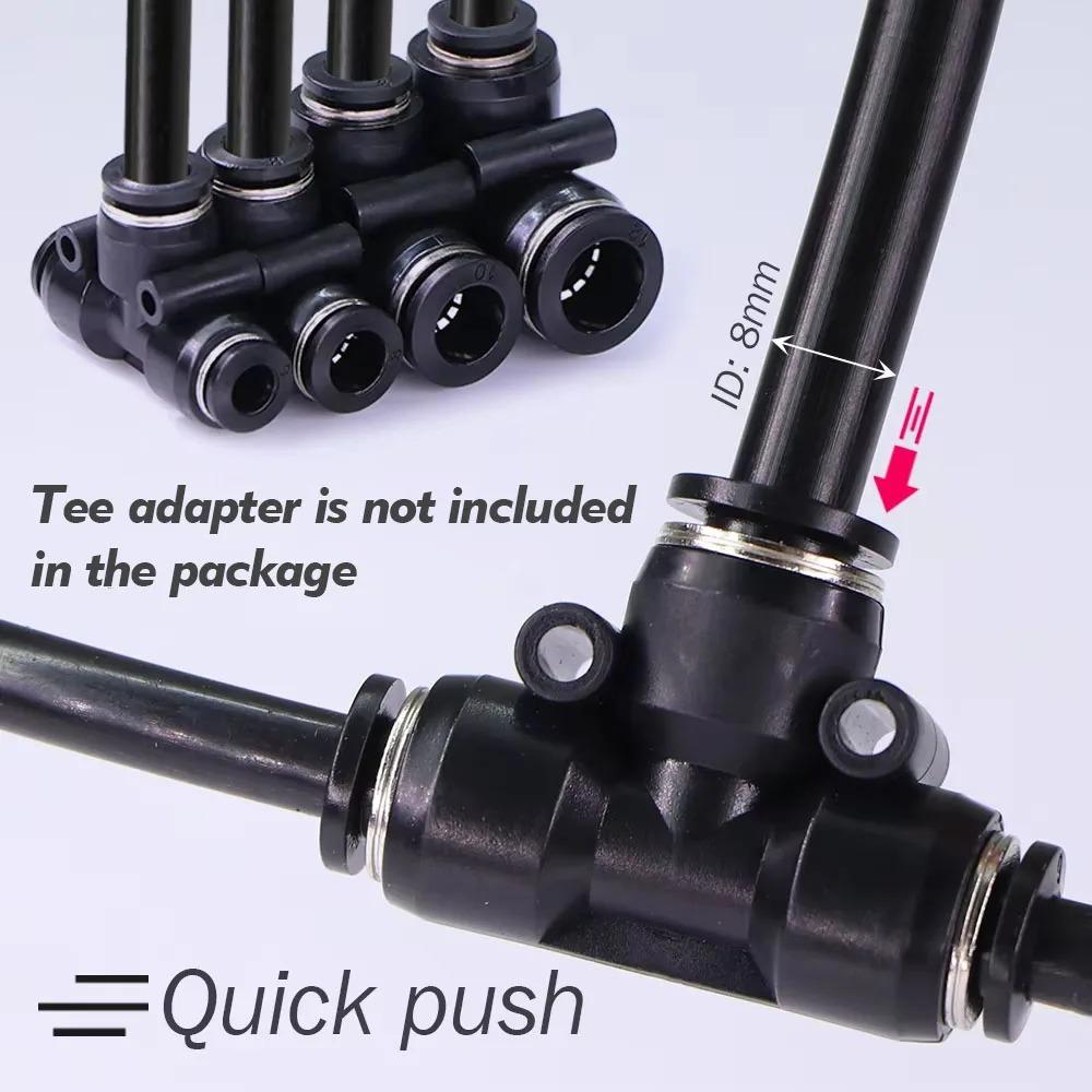 5/10pcs 20/30/50cm Misting Nozzles Adjustable Brass Atomization Sprayer 8mm 360° Free-bend Irrigation Auto Watering