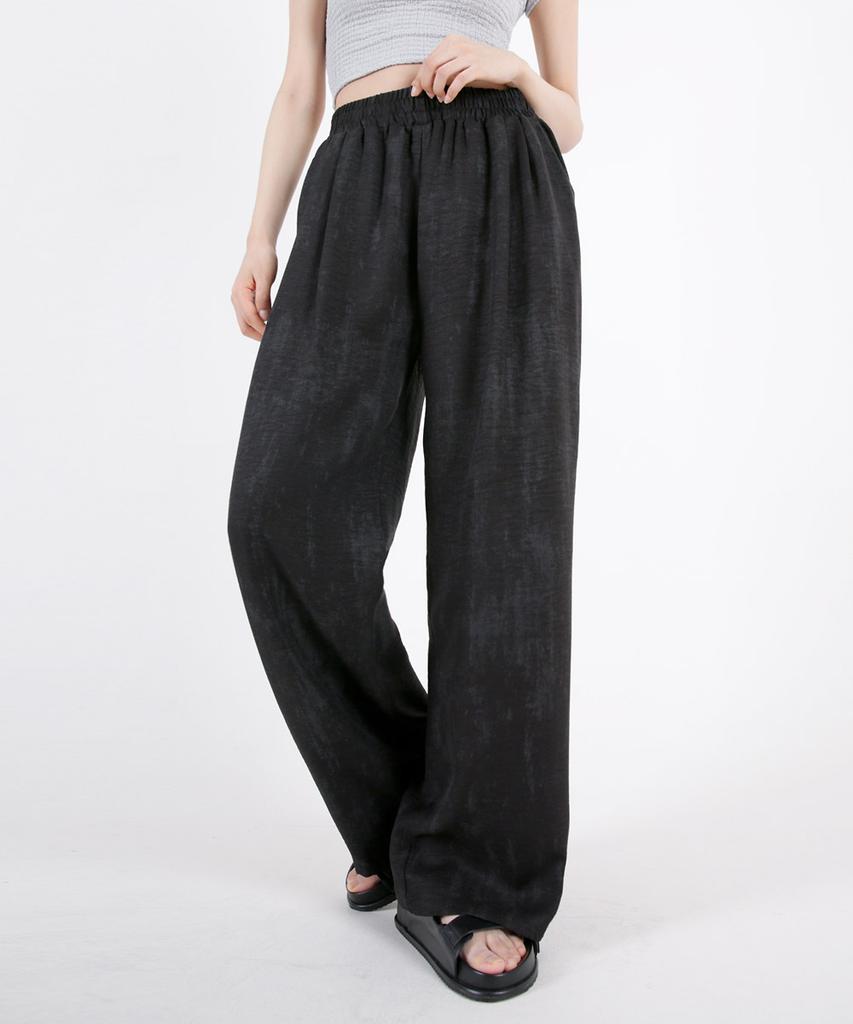 UMM Women'S Summer Wrinkle-Free Tuck Wide Pants 3 Colors