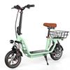 iScooter I12-GR 500W Electric Scooter with Seat, 12" Tires, 35km Range, Dual Brakes & Suspension, Detachable Basket