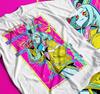 Cyberpunk Neon T-Shirt, Futuristic Anime Streetwear, Edgerunner Aesthetic Tee, Japanese Manga Style Shirt, Sci-Fi Otaku Gift