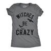 Witches Be Crazy Halloween T-Shirt, Funny Bat Tee