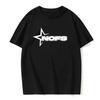 Fashion NOFS Printed Street Casual Summer Tops Men and Women New Solid Color Loose Round Neck T-shirt Cotton Comfortable Tops