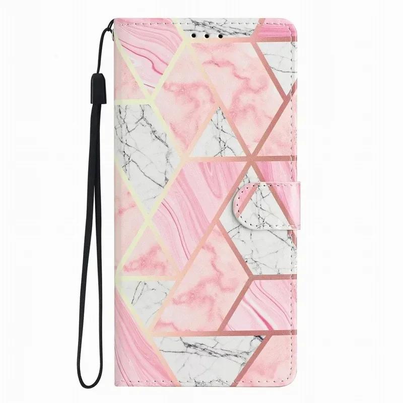 Sött Roseblomma Målat Fodral för Samsung Galaxy A22 A21S A15 A16 A17 A20 A20E A23 A24 A25 A26 A30 A30S A32 5G Plånbok Coque