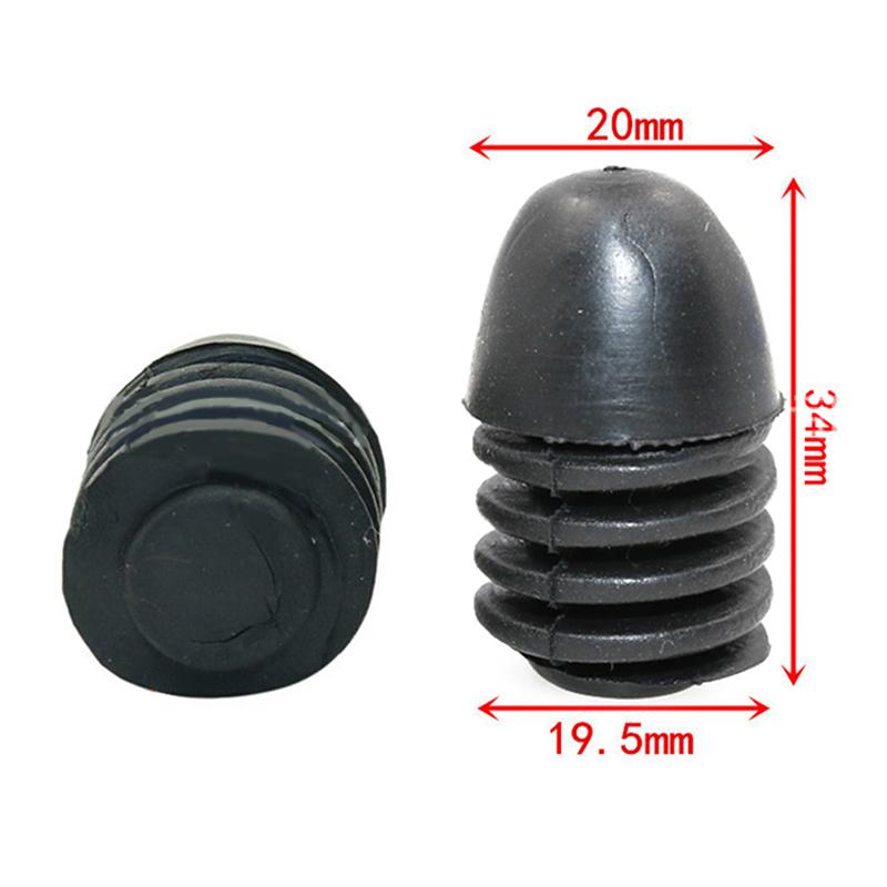 2Pcs Car Rubber Bumper Bonnet Hood Lid Stop Buffer Tailgate Cushion