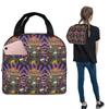 Killer Klowns aus dem Weltall Isolierte Lunchtasche für Damen Kinder Auslaufsichere Lebensmittelboxen Thermische Lunchbox Tragetasche