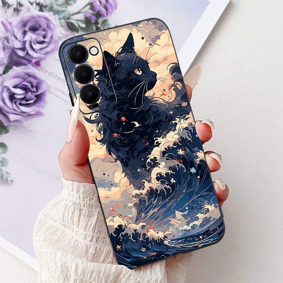 For Tecno Camon 18 18P 18T Cool Dragon Tiger Painted Phone Case For Tecno Camon18 P 18 18T Soft Silicone TPU Cases