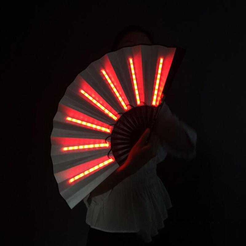 Party Led Fan Luminous Stage Performance Show Light Up Fan Birthday Party Gift
