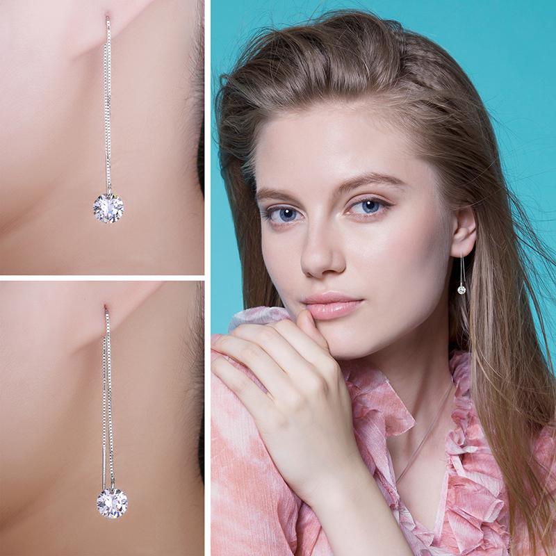 Jewelrypalace Cubic Zirconia Earrings 925 Sterling Silver