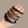 Natuurlijke onzichtbare haarkoorden voor vrouwen Elegante eenvoudige hoge elastische paardenstaart haarbanden Scrunchies pruik haaraccessoires hoofddeksels