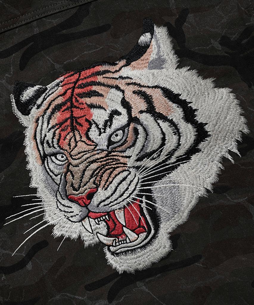 Cornerbless Tiger Embro Dark Camo Jacket