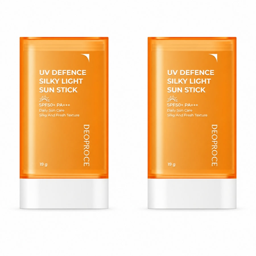 Deoproce UV Defence Silky Light Sun Stick SPF50+ PA++++ 19g*1Pc/2Pcs/3Pcs/4Pcs
