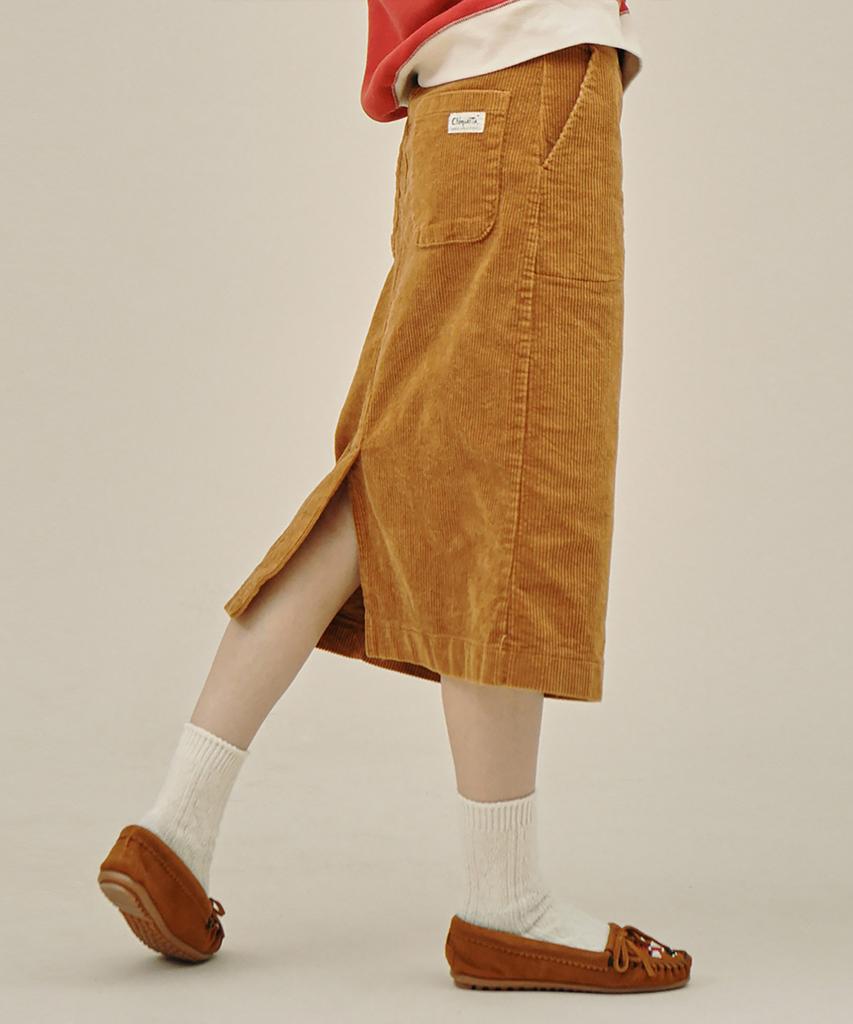 Chikita Bandless Skirt (Corduroy) Camel 234402Scm