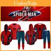 Incredible Spiderman Hoodie Jacket T-shirt Trousers Superhero Cosplay Set For Men