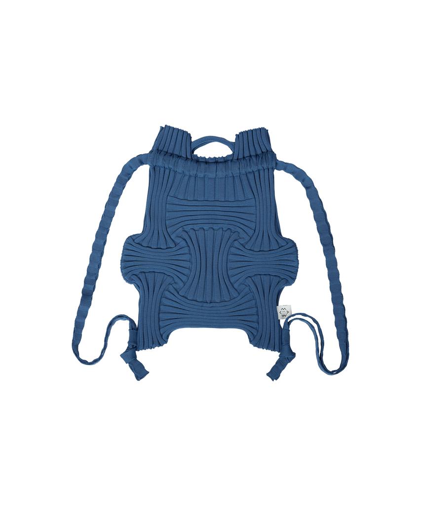 Pleatsmama New Bow Backpack Blue