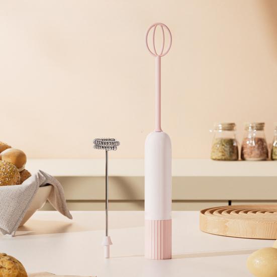Egg Beater Handheld Electric Whisk with Dual Heads Beating Baking Foaming Coffee Milk Foam Mixing Food-Grade Kitchen Mixer