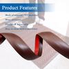 Wear-resistant Floor Transition Strip Carpet To Tile Edging Trim Strip Flat Button Strip  Doorway