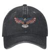 American Bald Eagle Independence Day Washed Baseball Cap July Th Trucker Dad Hat Unisex Teens Hiking Sunscreen Snapback Cap