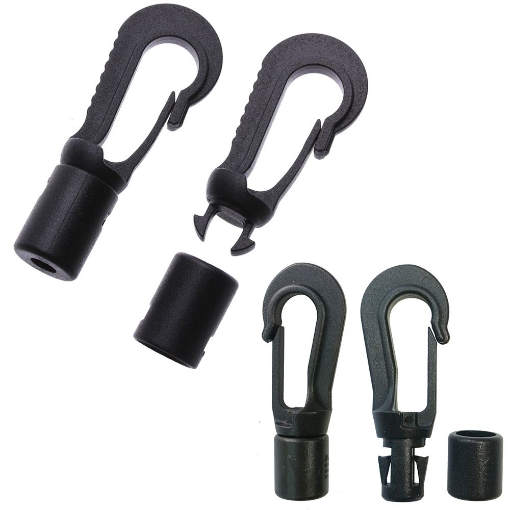 POM Clips Outdoor Tool Clothesline Straps Hooks Camping Tent Hook Rope Buckle Elastic Ropes Buckles