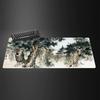XXL Chinese Landscape Painting Mouse Pad Brown Texture 400x900 Art Mat Computer Office Gamer Desk Anti-Slip Gaming Keyboard Mat
