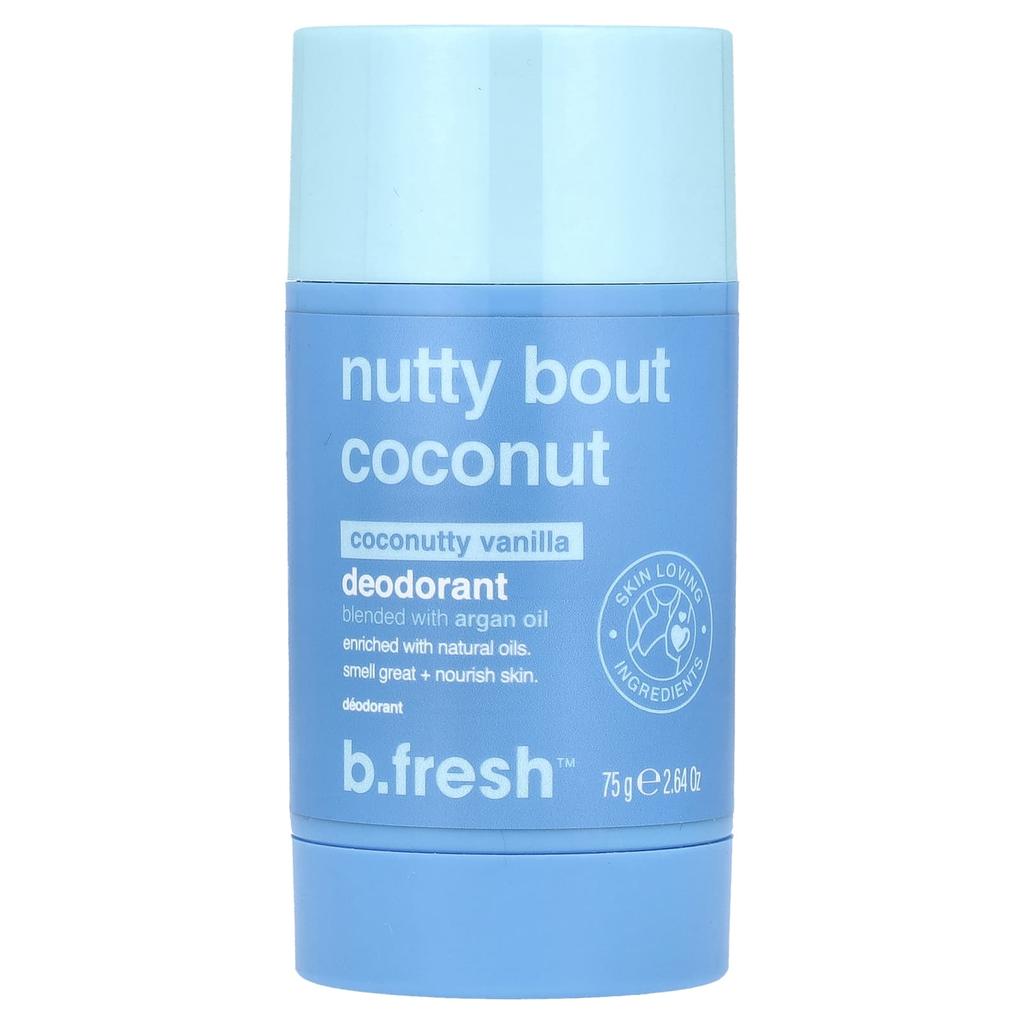 B.fresh, Deodorant with Argan Oil, Coconutty Vanilla, 2.64 Oz (75 G)