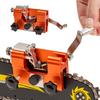 Saw Chain Sharpener Universal Chainsaw Sharpener Quick Chainsaw Sharpener with Angle Guide Interchangeable Grinding Pins for All Chainsaws