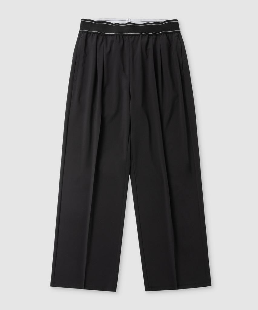 MUSINSA STANDAARD SPORT Alpha Act Elastische Taille Wijde Broek Dames (2 kleuren)