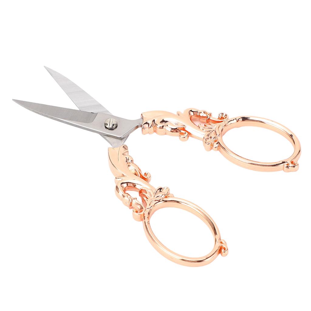 Sewing Embroidery Scissors Multifunctional Vintage European Stainless Steel Stitch Scissors