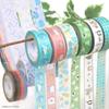 Kamiiso Sangyo Masking SAIEN Set each of Rose Lavender and Rainy Made in 20mm Wide x 3 Tape, Original, 3-Pattern (1 Garden, Field, Hydrangea), Japan,