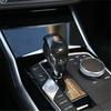 ABS Carbon Fiber Style Car Inner Gear Lever Shift Knob Cover Trim For BMW G20 LB